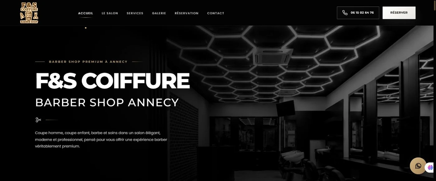 Création du projet F&S Coiffure